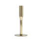 Metal Taper Candle Holder Sleek Construction - Gold, 8 in.